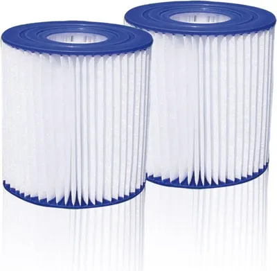 Produktbild von Summer Waves Pool Papierfilter Filter Kartuschen Kartuschenfilter Papier Typ D, Herstellernummer:ESP_52-0001, Stückzahl:2er Pack