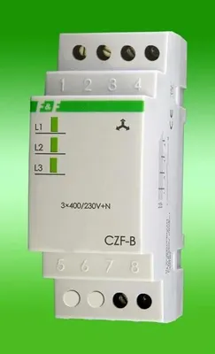 Productafbeelding van Faseverlies- en asymmetrie-relais, 10A, 1 NO, 4 seconden, 55V, F&F CZF-B