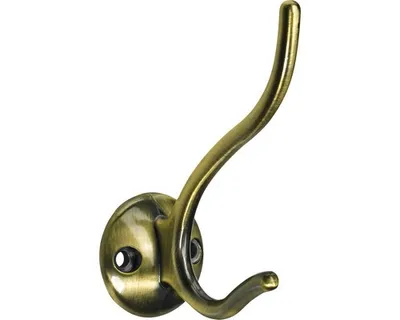 Produktbild von Hettich Hut- und Mantelhaken 8,7 x 3,5 x 7,3 cm brüniert - 1 Stück