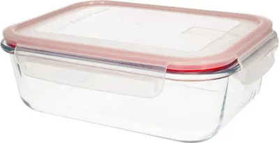 Produktbild von KOTARBAU® Frischhaltedosen aus Glas 20x15x6cm 1000ml mit Öffnung im Deckel für Lebensmittel