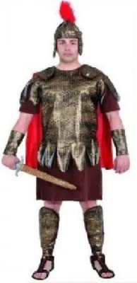 Produktbild von O7232-50-52-A bronze-rot Herren Römerkostüm Gladiatorkostüm Gr.50-52