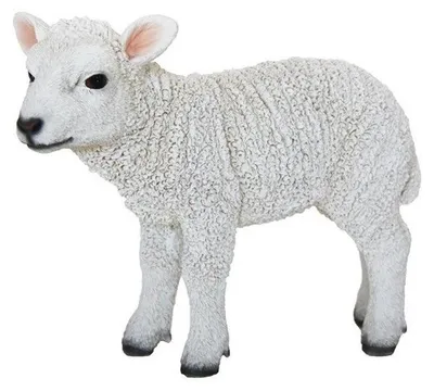 Produktbild von Tierfigur Lamm - stehend - Polystone - 21 x 26 x 10 cm