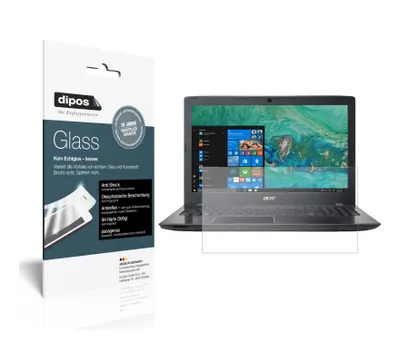 Produktbild von 1x Schutzfolie für Acer Aspire ES 15 matt - Anti-Shock 9H Folie dipos Glass Kunststoffglas