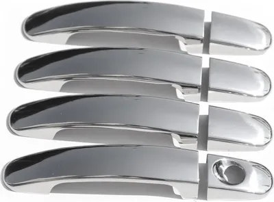Obrázek produktu pro Krytky klik dveří pro Ford Kuga 2008-2024 4-dveřový nerezová ocel stříbrná 8x