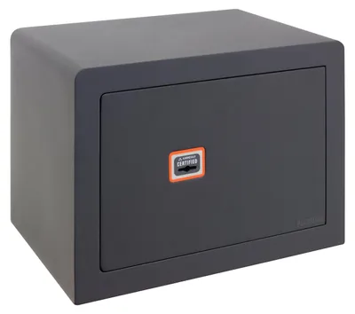 Imagen del producto de Caja fuerte de acero segura - 25x35x25 cm - Sistema de cierre con llave - Capacidad: 15 litros