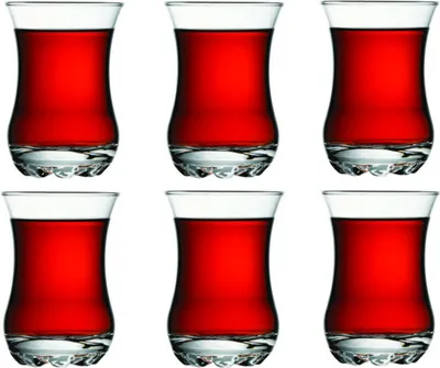Produktbild von Pasabahce - Teeglas-Set - Sylvana - 110 ml - Klar - Set mit 6 Gläsern