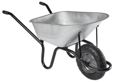 Produktbild von HAEMMERLIN Profi Bauschubkarre Schubkarre Aktiv Bau 95 Tiefmulde 150kg 95 Liter