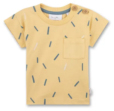 Produktbild von Sanetta Pure Baby T-Shirt gelb Striche 62