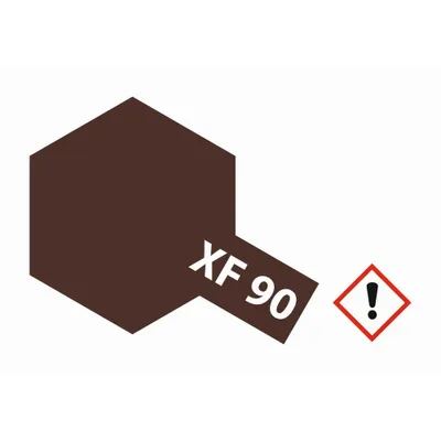 Produktbild von XF-90 Rotbraun 2 matt 10ml Acryl - Acrylstreichfarbe wasserloeslich Tamiya 300081790