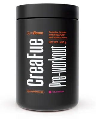 Produktbild von GymBeam - CreaFue Pre-workout, 450 g, Wild Berries