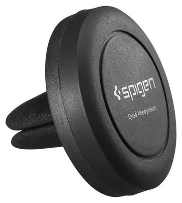 Productafbeelding van Spigen Autohouder, Magnetisch, voor ventilatierooster, zwart, geschikt voor mobiele telefoons/smartphones