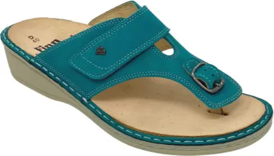 Produktbild von Finn Comfort Phuket 2533 Damen Zehentrenner Leder Freizeit, Farbe:malachite, Größe:36
