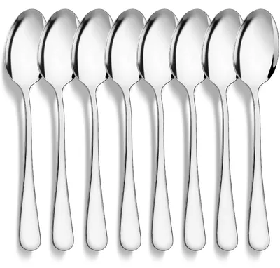 Productafbeelding van Set van 8 theelepels van roestvrij staal, 14 cm