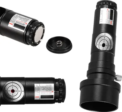Obrázek produktu pro 1,25IN kolimátor pro teleskop 2INCH adaptér pro reflektorový teleskop Newtonův SCA laserová kolimace 7 jasů Kalibrátor oční čočky astronomického teleskopu