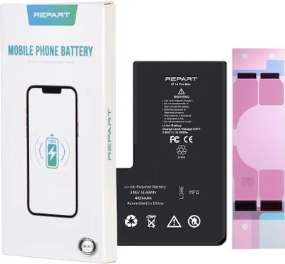 Produktbild von Akku Akku für Apple iPhone 14 Pro Max 4323mAh Ohne BMS REPART