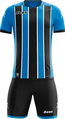 Produktbild von S/M|Zeus Icon Teamwear Set Trikot mit Shorts royal schwarz