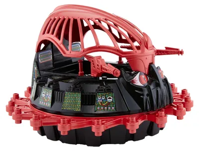 Produktbild von Masters of the Universe Origins Roton - 71 cm, mit drehenden Rädern, Zubehör, austauschbarer Gesichtsmaske, Überrollkäfig und Schussvorrichtungen