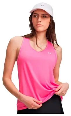 Produktbild von Under Armour Tech Knockout ärmelloses T-shirt Rosa M Frau Rosa M