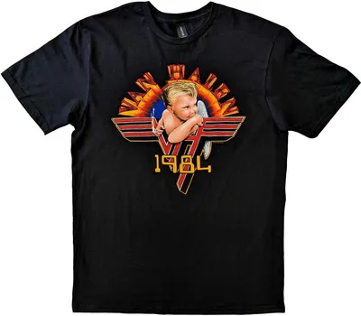 Produktbild von Van Halen - "Cherub 1984" T-Shirt für Herren/Damen Uni RO5386 (M) (Schwarz)