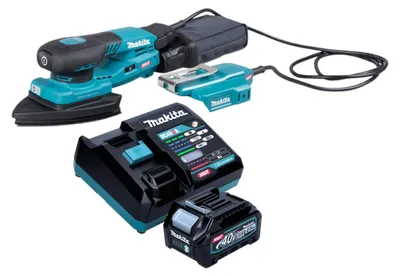 Productafbeelding van Makita BO 006 CGD101 accu-deltaslijper 40 V max. 100 x 150 mm 3,0 mm slag Brushless + 1x accu 2,5 Ah + oplader