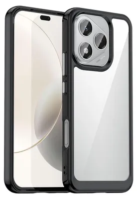 Obrázek produktu pro Pro Honor 400 Lite Colourful Series TPU Acrylic Hybrid Protective Cover Case Black