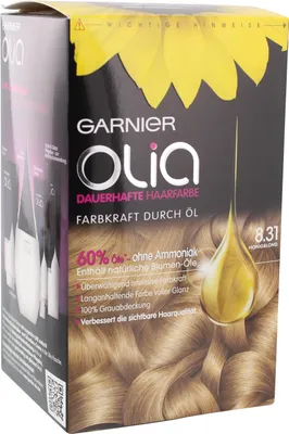 Produktbild von Garnier Olia Dauerhafte Haarfarbe 8.31 Honigblond