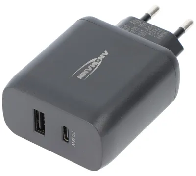 Produktbild von Ansmann USB-Ladegerät 245PD, PD Ladegerät, 2x USB Ports, 45W, für Notebooks geeignet