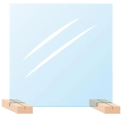 Produktbild von EDUPLAY 110472 Hygienewand, Scheibe 50 x 50 cm, klar