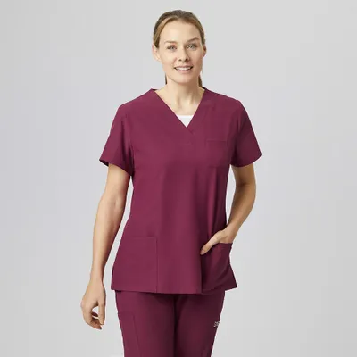 Produktbild von Sportsline Damen Kasack bordeaux, XS : XS : bordeaux : 94% Recycling-Polyester 6% Elasthan