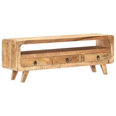 Immagine prodotto di Mobile TV 117x30x41 cm Legno massiccio di mango grezzo