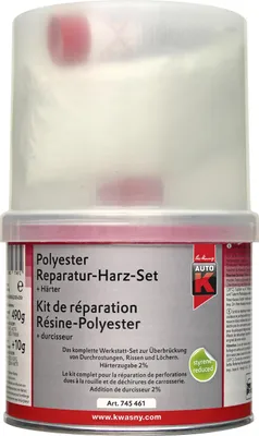 Produktbild von Auto-K Polyester Reparaturharz Set + Härter 500g
