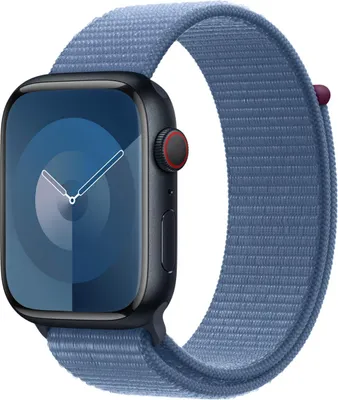 Productafbeelding van Apple Sport Loop band voor de Apple Watch | 44/45/46/49 mm - Winter Blue