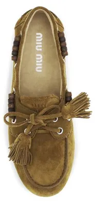 Produktbild von Miu Miu Loafer aus Kalbsleder in Beige
