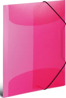 Produktbild von HERMA Sammelmappen DIN A4 pink transluzent, 3 St.
