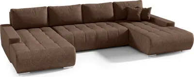 Produktbild von FEDVE Ecksofa Big Sofa Eckcouch mit Schlaffunktion DHAKA U Form Couch Sofagarnitur