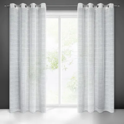 Zdjęcie produktu dla Zasłona oczkowa ARIA srebrna 140x250 cm