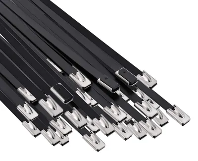 Productafbeelding van vidaXL Kabelbinders, 50 stuks, 4,6 x 400 mm, zwart