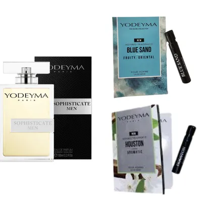 Image de Yodeyma Sophisticate Men Eau de Parfum pour homme 100 ml + 2 échantillons