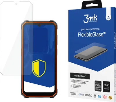 Produktbild von 3mk Display Hybridglas FlexibleGlass für Blackview BV4800 0,3mm 7H