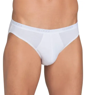 Produktbild von Sloggi Herren Unterhose men Basic Mini , 2-Pack, 7, Weiß