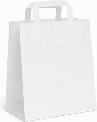 Zdjęcie produktu dla Biała Torba Papierowa Na Prezent 250x150x300 Gładka