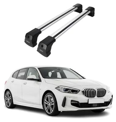 Produktbild von Dachträger Grundtäger für BMW 1er F40 2019-2024 75kg Aluminium Silber 2 tlg