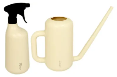 Produktbild von MePla - Set - Gießkanne Pilea 1.8L + Sprüher - elfenbein