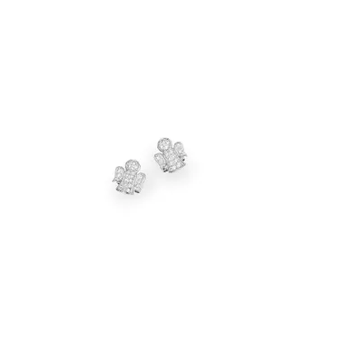 Produktbild von Original silver earrings with zircons Angels EA