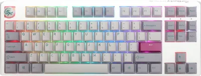 Immagine prodotto di Ducky One 3 TKL - Senza fili (80 - 87 %) - Cablato - USB - Interruttore meccanico - LED RGB - Argento