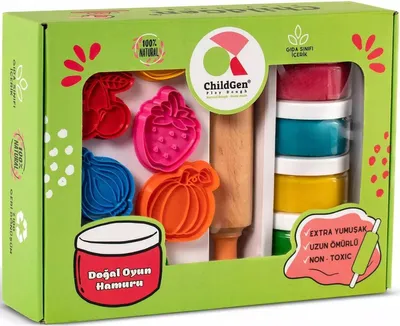 Produktbild von ChildGen, Früchte und Gemüse Kreativset Naturgebäck und Zubehör