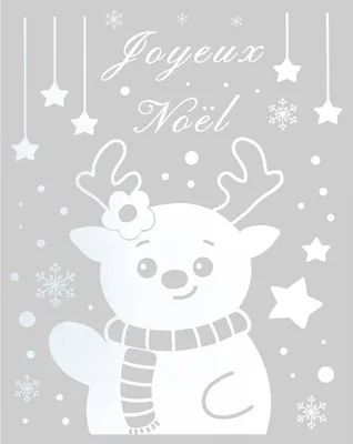 Produktbild von Fensterdekoration mit Weihnachtsmann und Schneemann, 30 x 38 cm