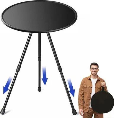 Produktbild von Klappbarer Lichtgewicht Tisch für Strand Garten BBQ 37x37x35cm