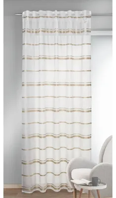 Produktbild von Fertigschal verdeckte Schlaufen „Amira“ von Albani: Grau / 245x135cm Farbe: Grau Größe (HxB): 245x135cm