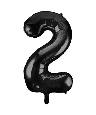 Zdjęcie produktu dla Balon foliowy nr 2 czarny